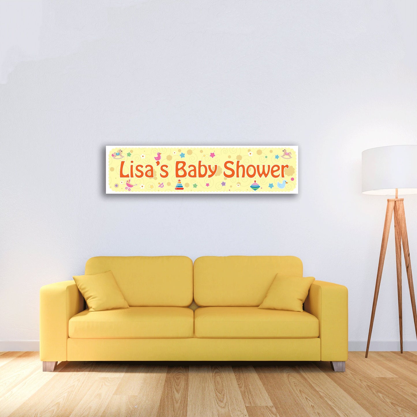 Personalised Banner - Baby Shower - Paper or Vinyl