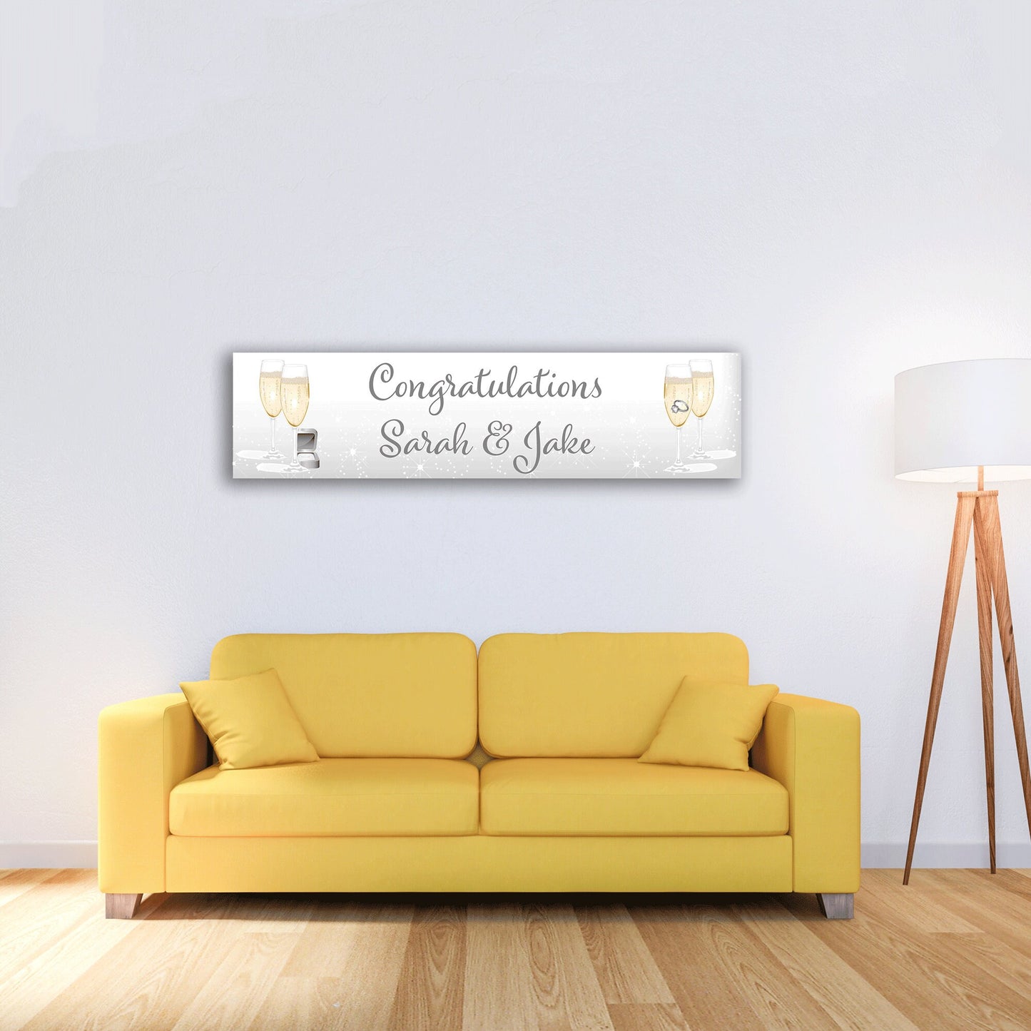 Personalised Banner - Engagement - Paper or Vinyl