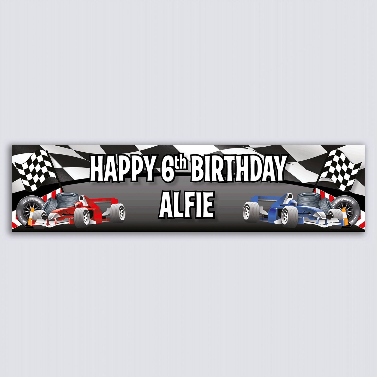 Personalised Banner - Grand Prix - Paper or Vinyl