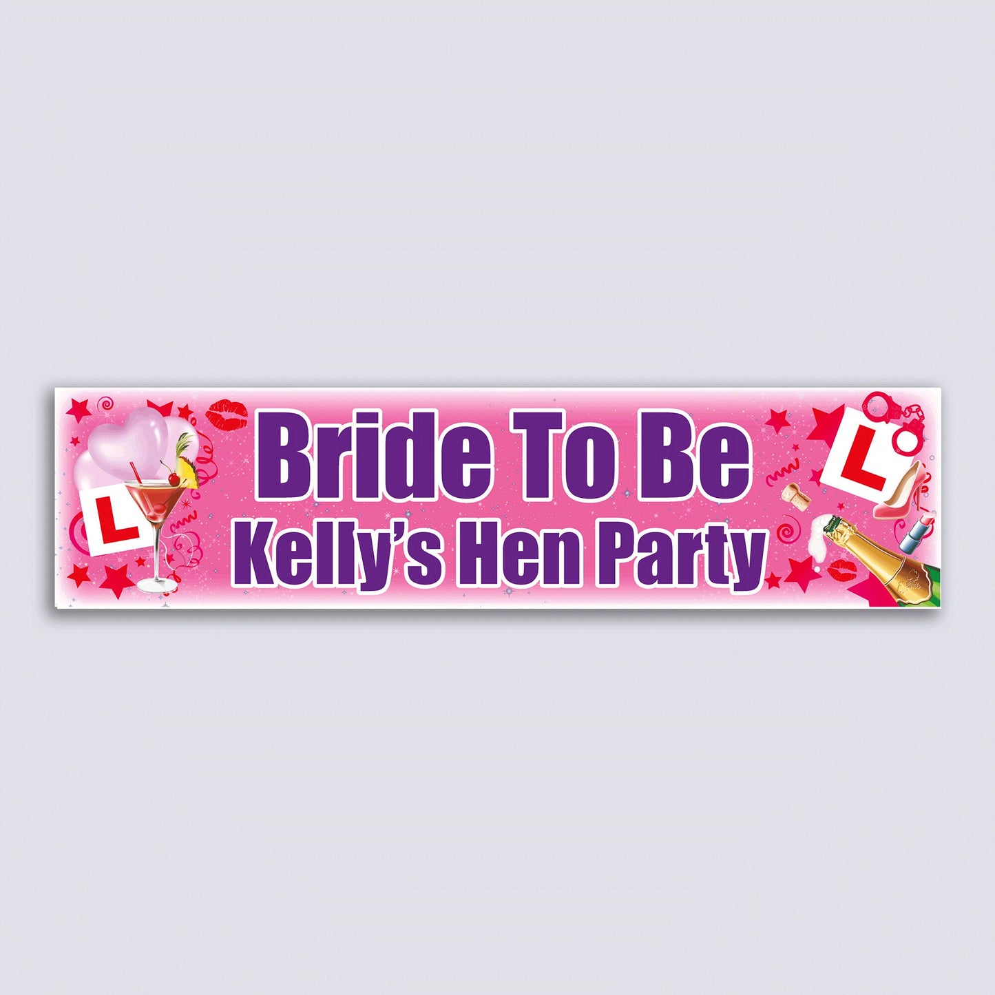 Personalised Banner - Hen Party - Paper or Vinyl