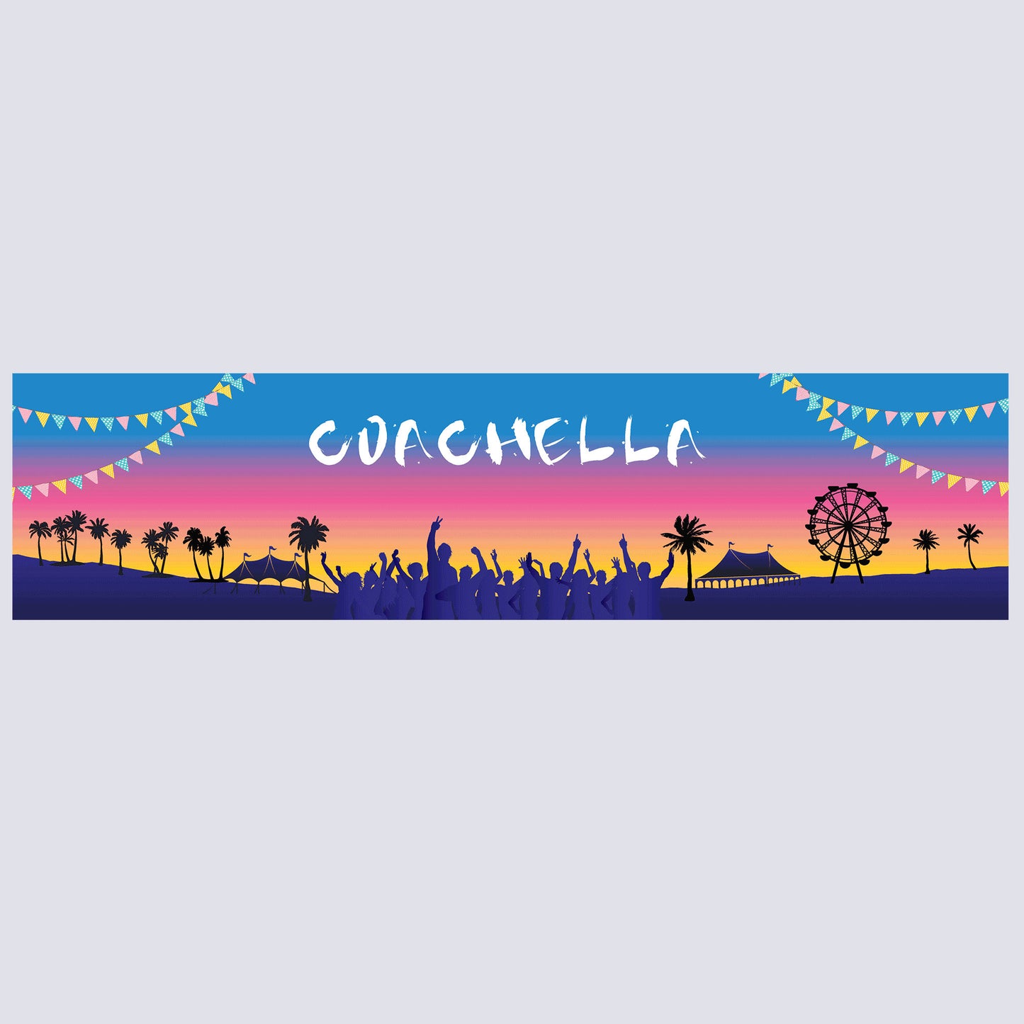 Personalised Festival Banner - Paper or Vinyl