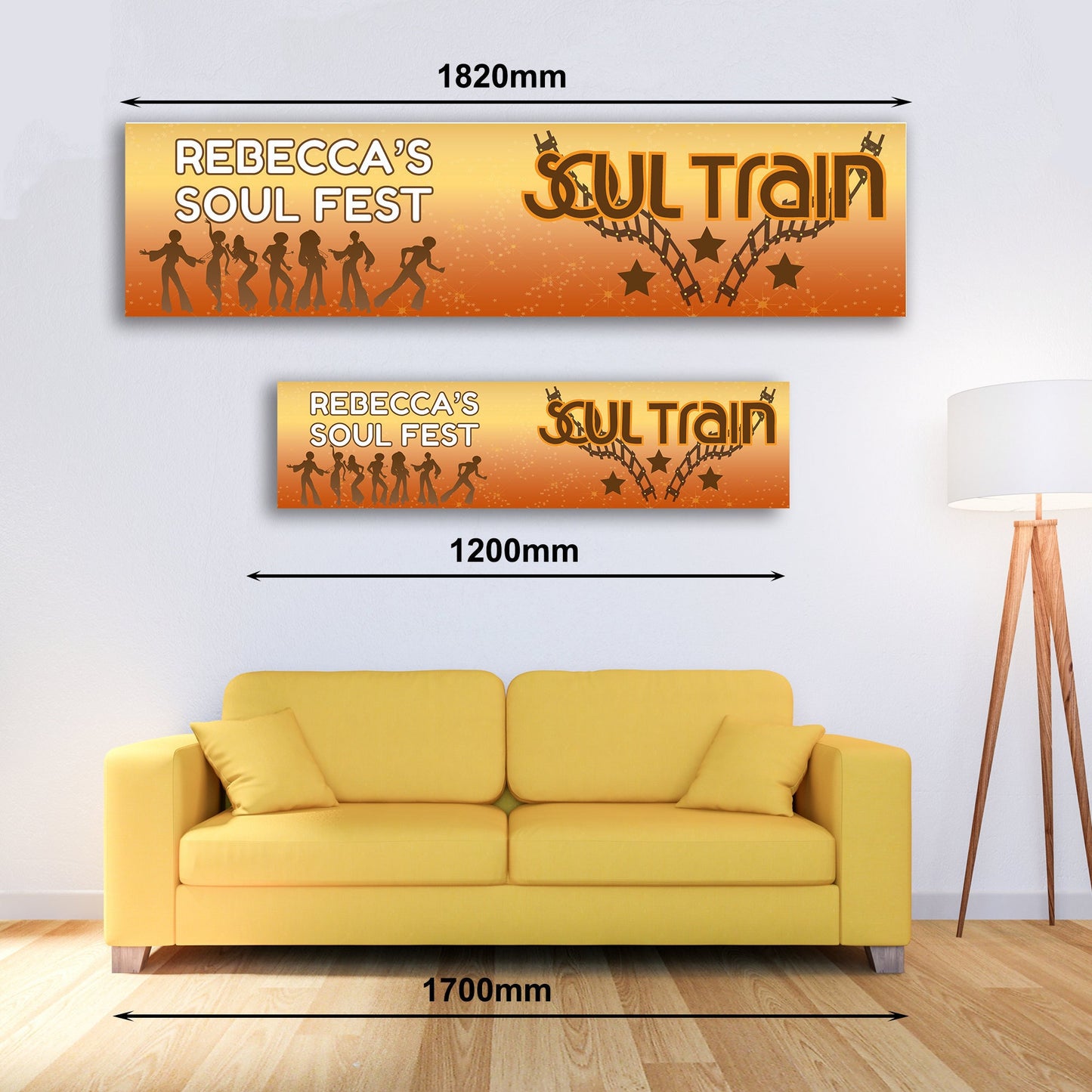 Personalised Banner - Soul Train - Paper or Vinyl, Soul Music Banner