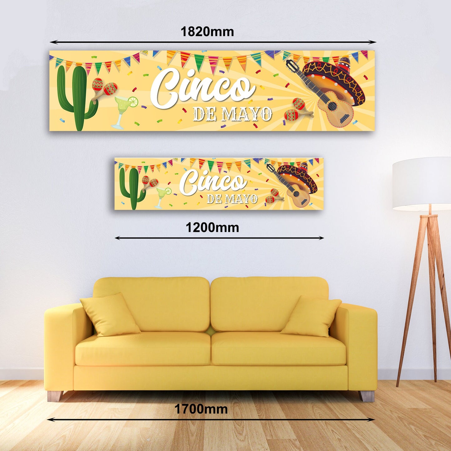 Personalised Spanish/Mexican Festival Banner - Paper or Vinyl