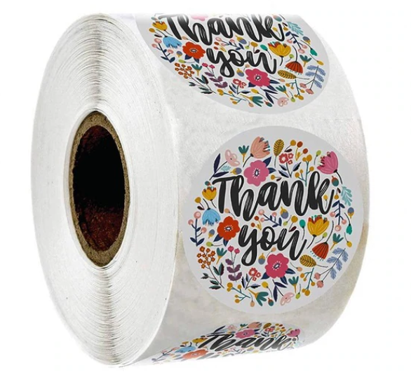 Thank you Stickers, Thank You for you purchase stickers, Thank You for your order stickers, Thank You for your business stickers, Thank You for supporting my small business stickers