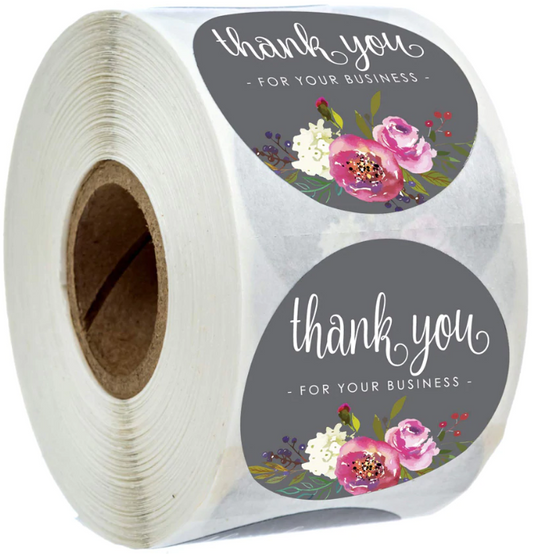 Thank you Stickers, Thank You for you purchase stickers, Thank You for your order stickers, Thank You for your business stickers, Thank You for supporting my small business stickers