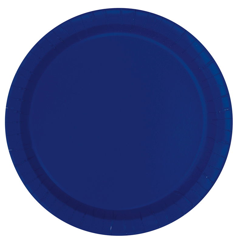 Navy Blue Plates (Pk 16)