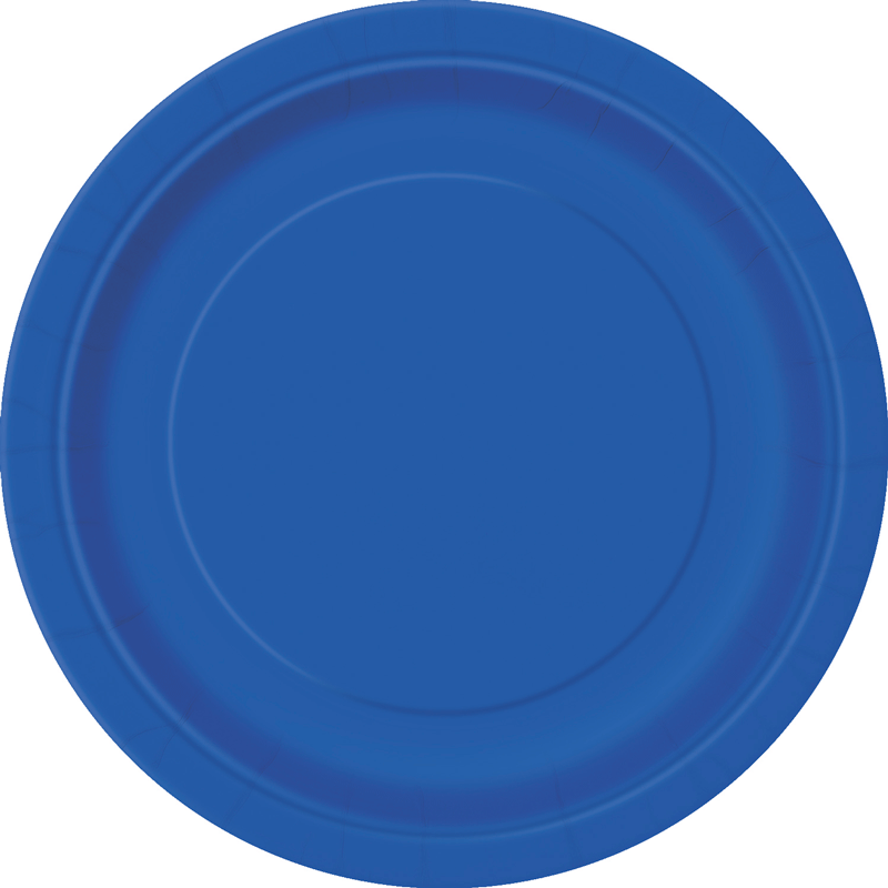 Royal Blue Plates (Pk 16)