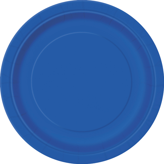 Royal Blue Plates (Pk 16)