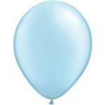 Latex Balloons 6 Pack Pearl Light Blue