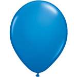 Latex Balloons 6 Pack Dark Blue