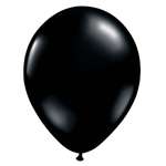 Latex Balloons 6 Pack Pearly Onyx Black