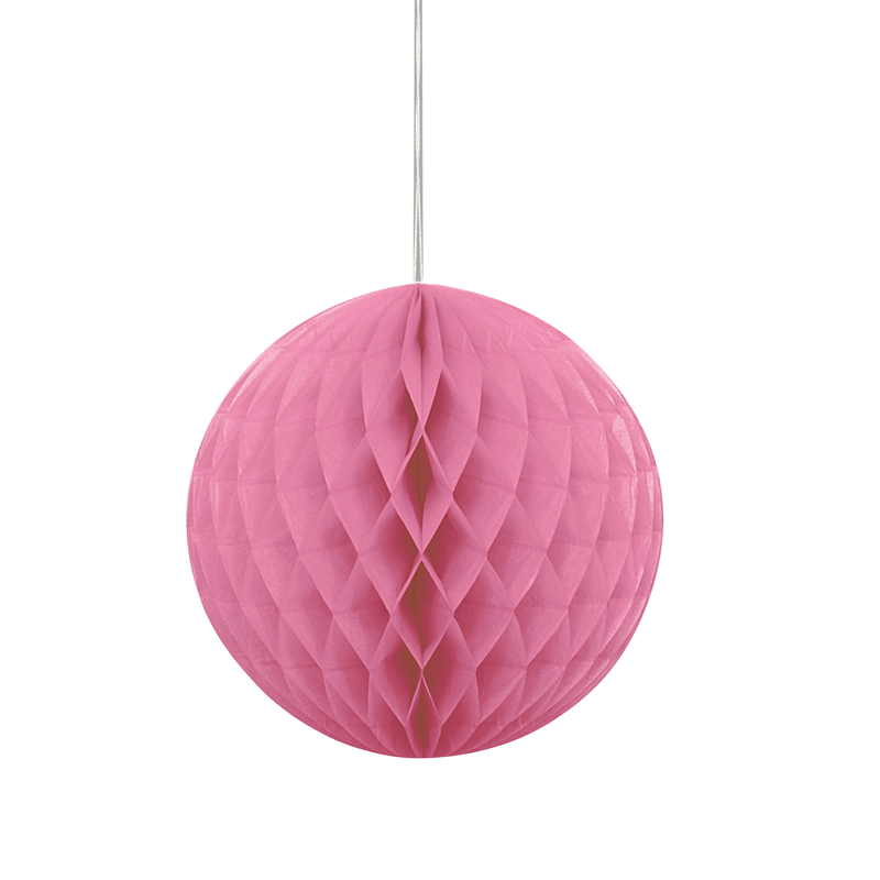 Hot Pink Honeycomb Ball