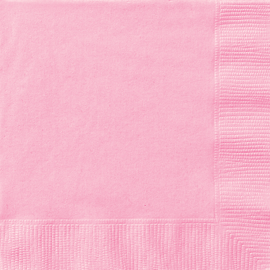 Light Pink Napkins (Pk 20)