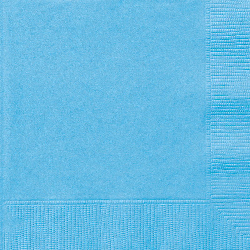 Powder Blue Napkins (Pk 20)