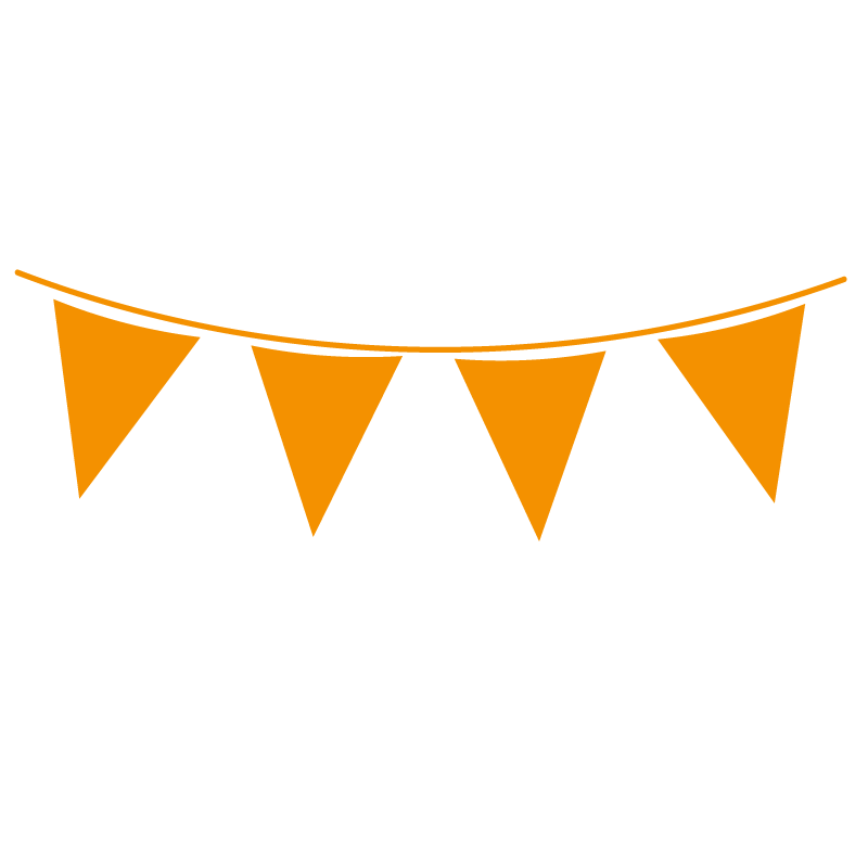 Orange Flag Banner