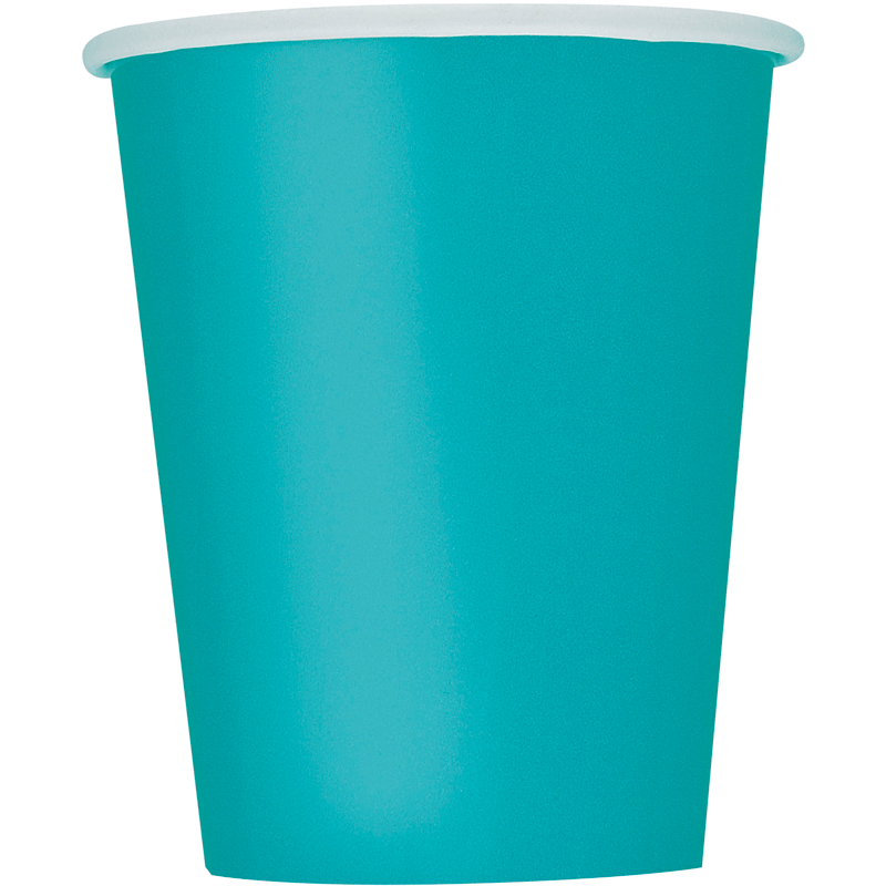 Terrific Teal Cups (Pk 14)