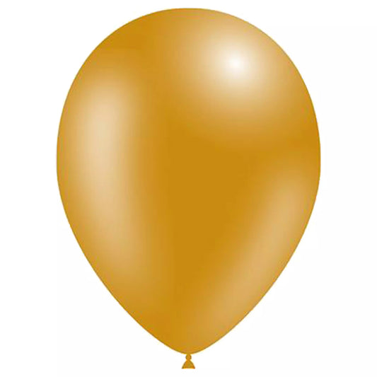 Latex Balloons Metallic Gold