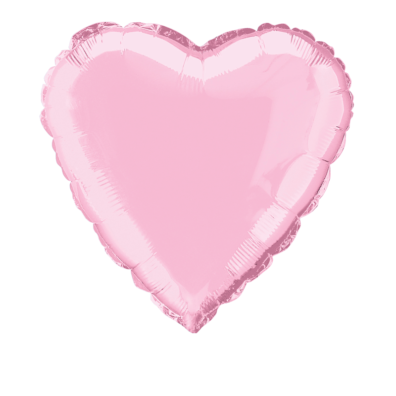 Pastel Pink Heart Foil Balloon