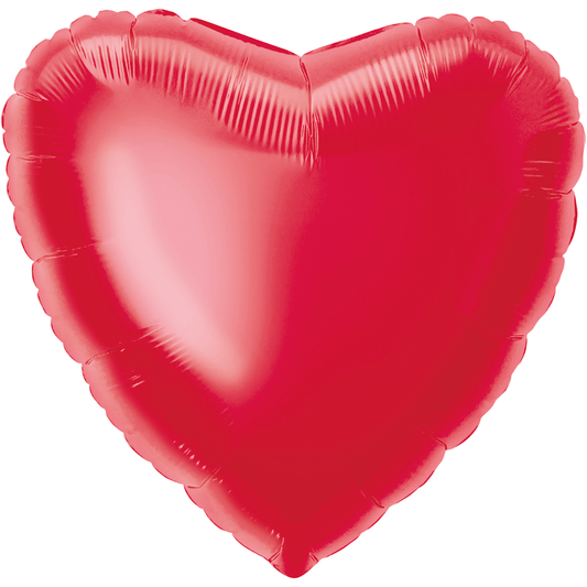 Red Heart Foil Balloon