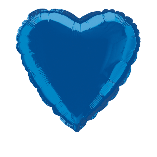 Royal Blue Heart Foil Balloon