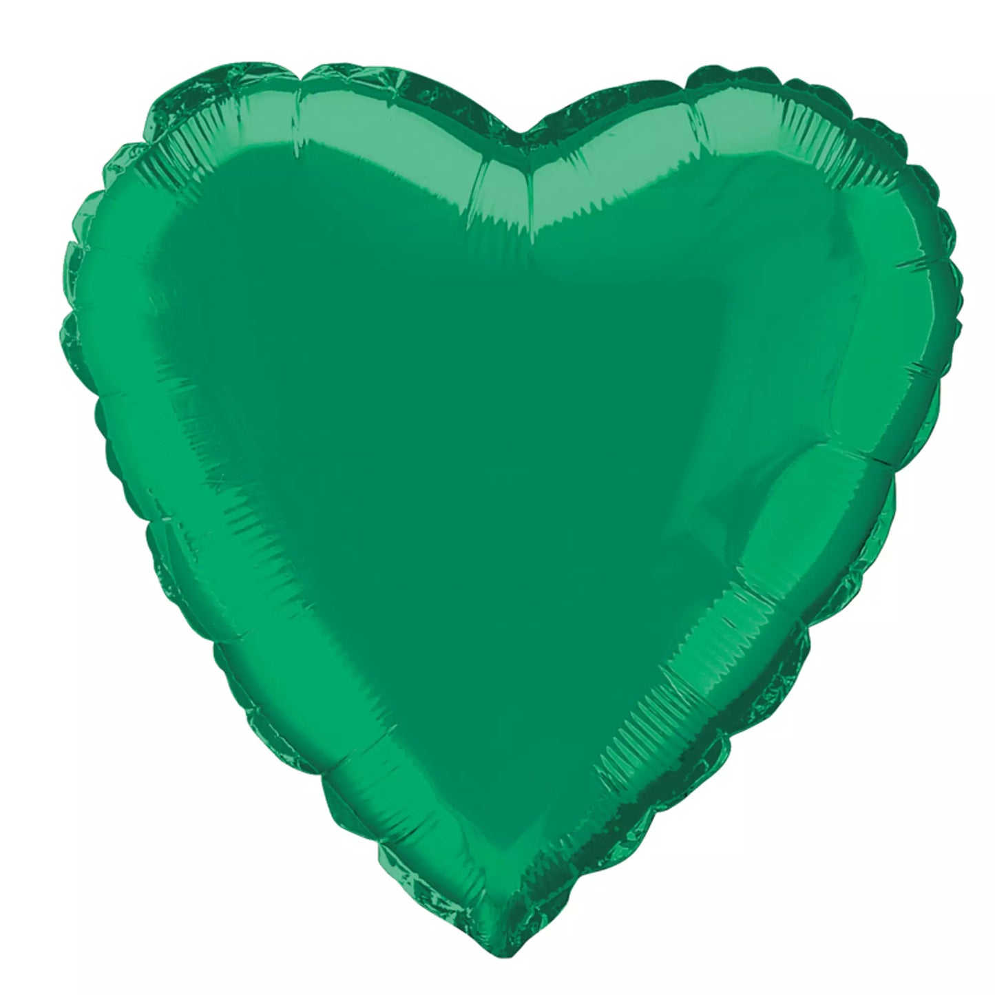 Green Heart Foil Balloon