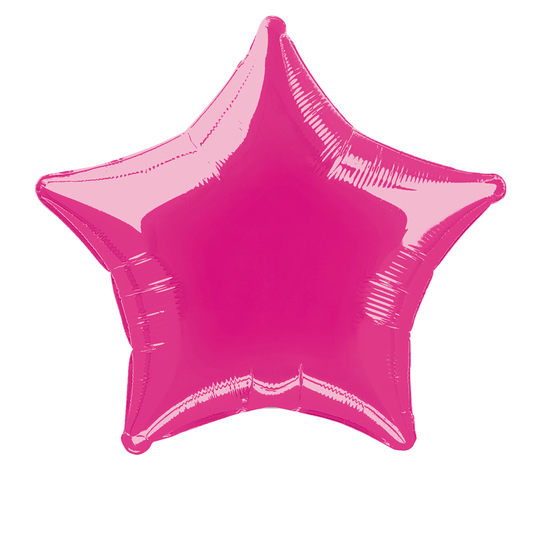 Hot Pink Star Foil Balloon