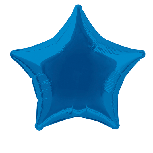 Royal Blue Star Foil Balloon