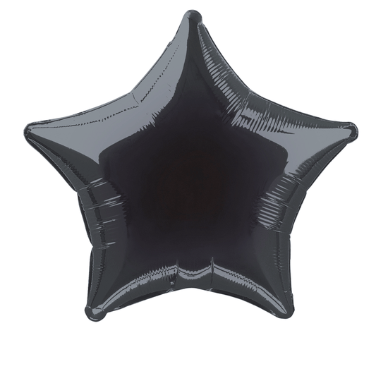 Black Star Foil Balloon