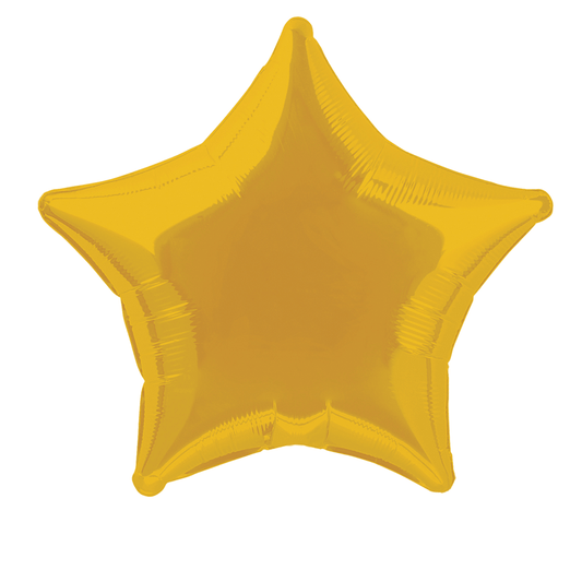 Gold Star Foil Balloon