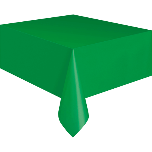 Emerald Green Plastic Tablecover