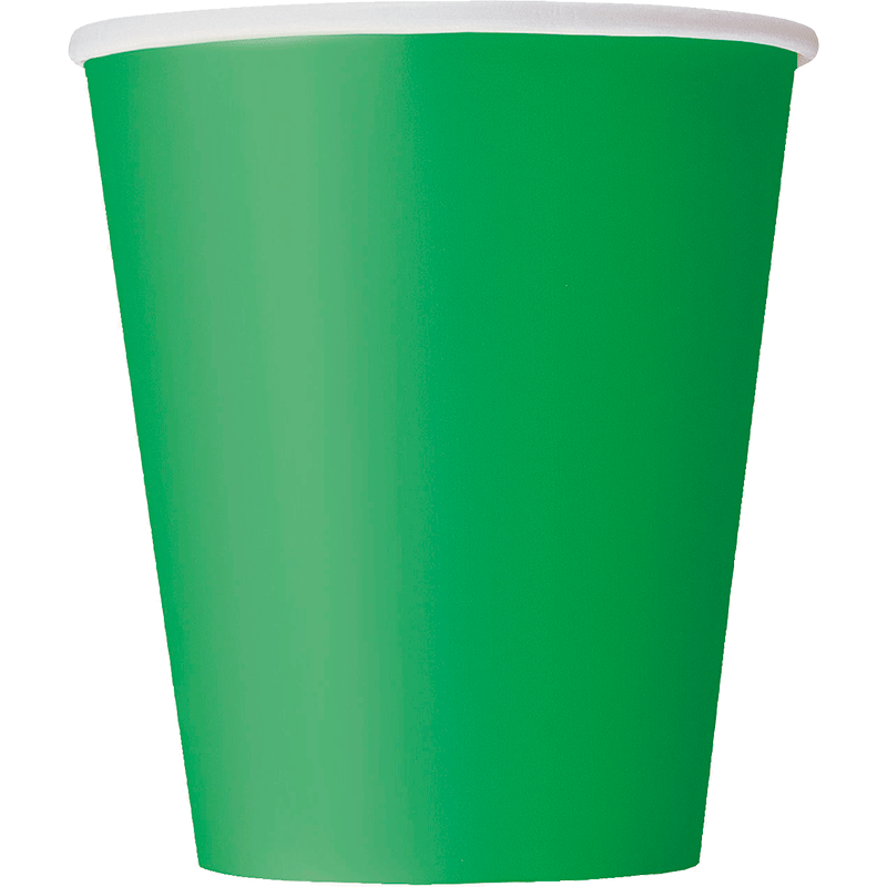 Emerald Green Cups (Pk 14)