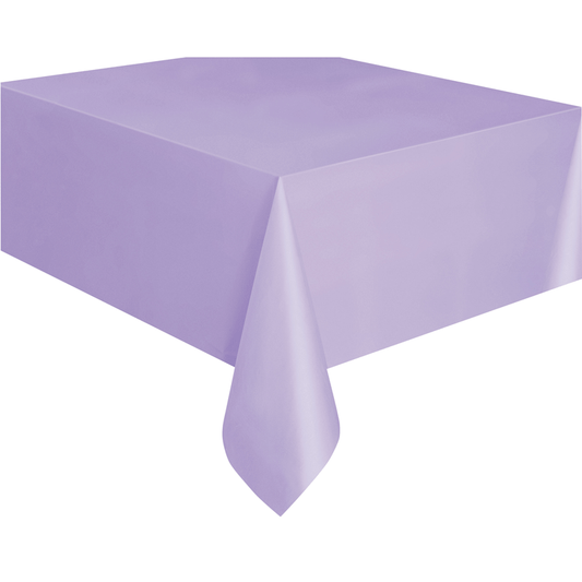 Lavender Plastic Tablecover