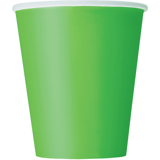 Lime Green Cups (Pk 14)