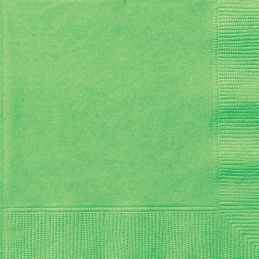 Lime Green Napkins (Pk 20)