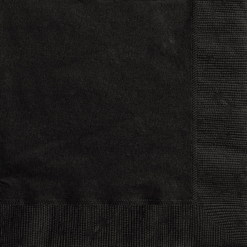 Black Napkins (Pk 20)