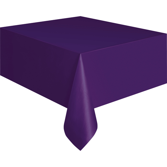 Purple Plastic Tablecover