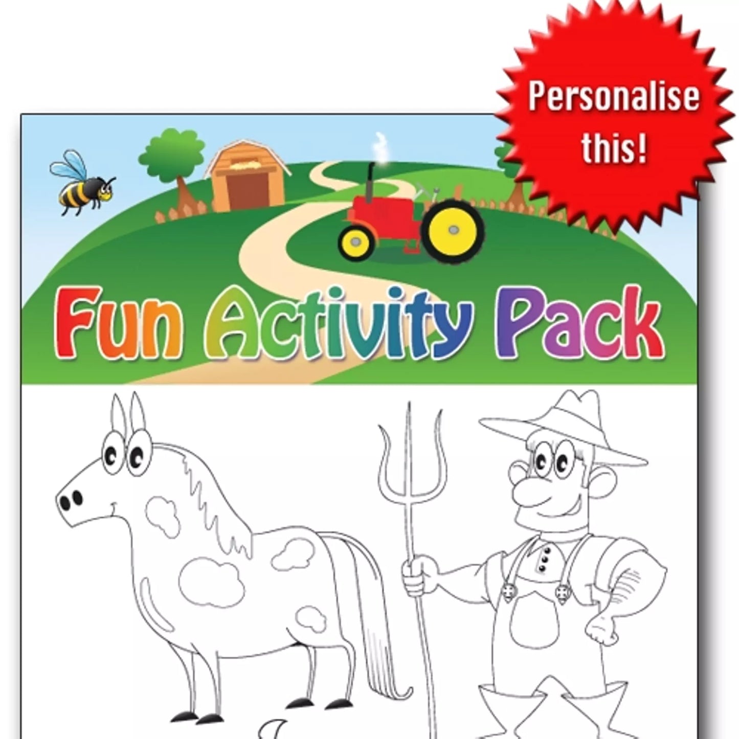 Farm Fun A4 Activity Pack